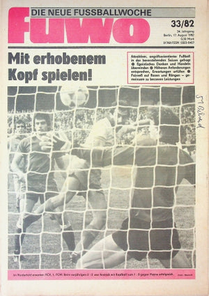 Fuwo Fussballwoche 33/1982
