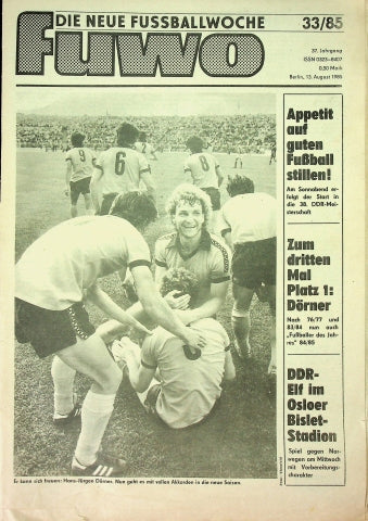 Fuwo Fussballwoche 33/1985