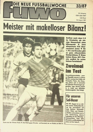 Fuwo Fussballwoche 33/1987
