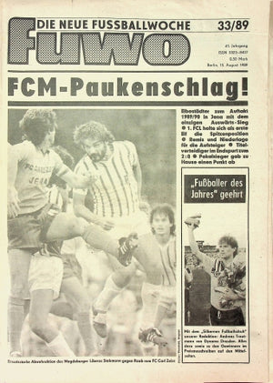 Fuwo Fussballwoche 33/1989
