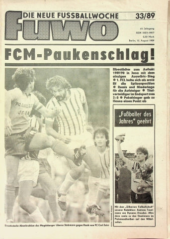 Fuwo Fussballwoche 33/1989