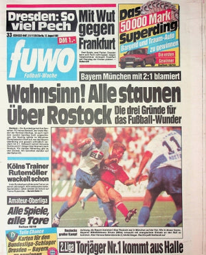 Fuwo Fussballwoche 33/1991