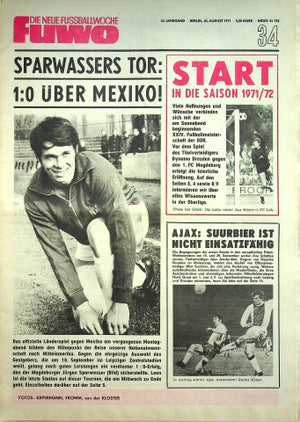 Fuwo Fussballwoche 34/1971