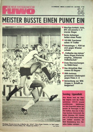 Fuwo Fussballwoche 34/1973