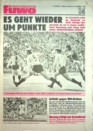 Fuwo Fussballwoche 34/1974
