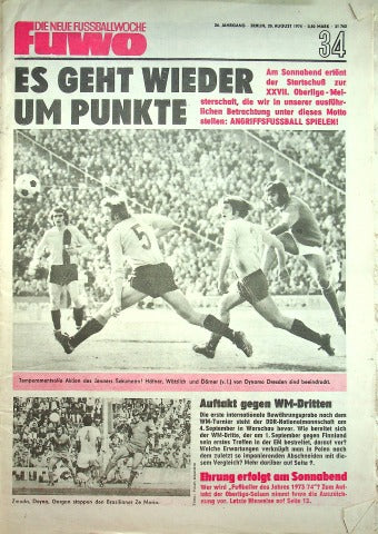 Fuwo Fussballwoche 34/1974