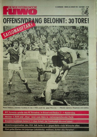 Fuwo Fussballwoche 34/1975
