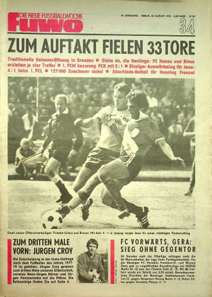 Fuwo Fussballwoche 34/1978