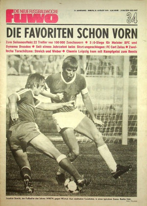 Fuwo Fussballwoche 34/1979
