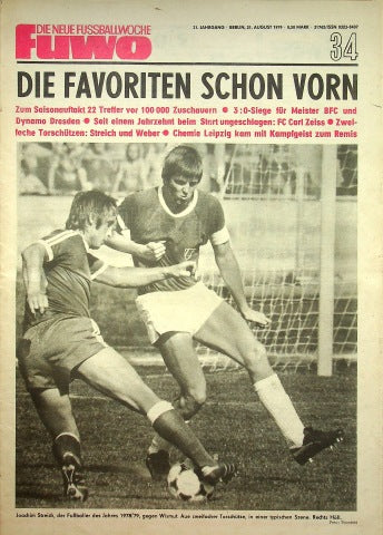 Fuwo Fussballwoche 34/1979