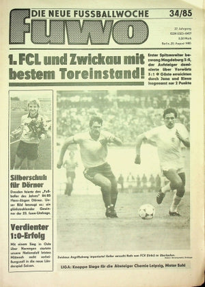 Fuwo Fussballwoche 34/1985