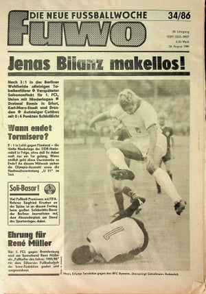 Fuwo Fussballwoche 34/1986