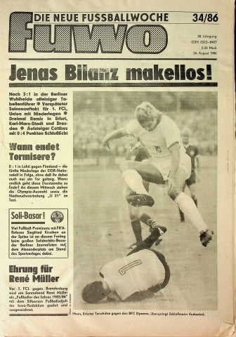 Fuwo Fussballwoche 34/1986