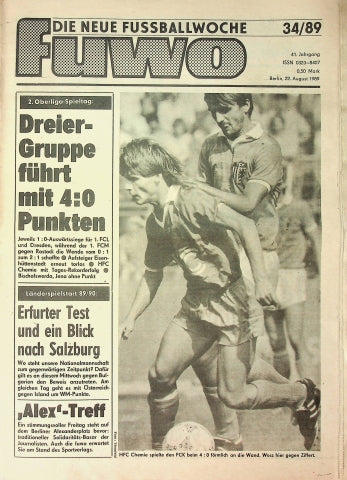 Fuwo Fussballwoche 34/1989