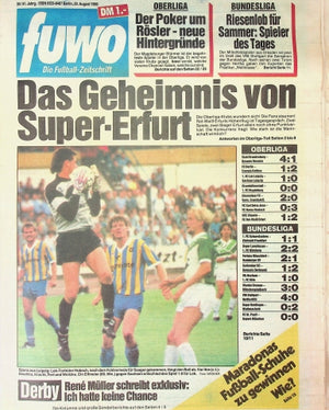 Fuwo Fussballwoche 34/1990