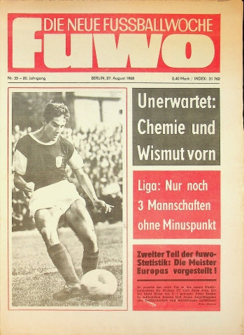 Fuwo Fussballwoche 35/1968