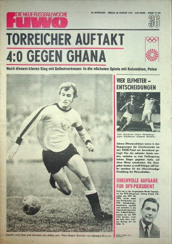 Fuwo Fussballwoche 35/1972