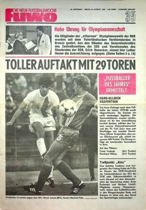 Fuwo Fussballwoche 35/1980