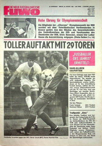 Fuwo Fussballwoche 35/1980
