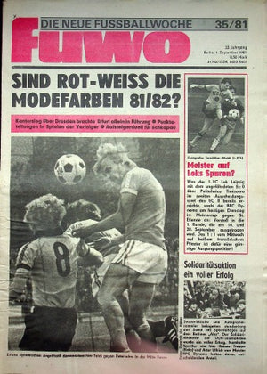 Fuwo Fussballwoche 35/1981