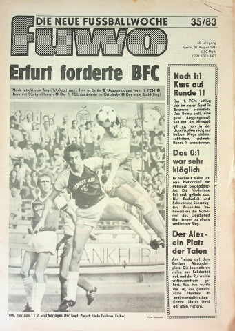 Fuwo Fussballwoche 35/1983