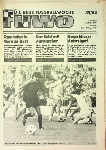 Fuwo Fussballwoche 35/1984