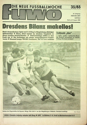 Fuwo Fussballwoche 35/1985