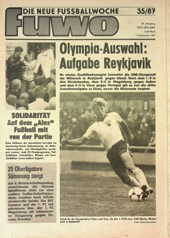 Fuwo Fussballwoche 35/1987