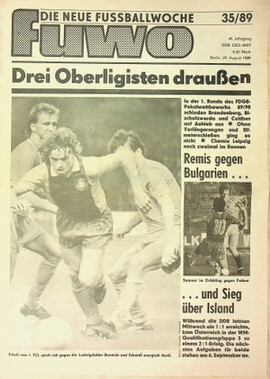 Fuwo Fussballwoche 35/1989