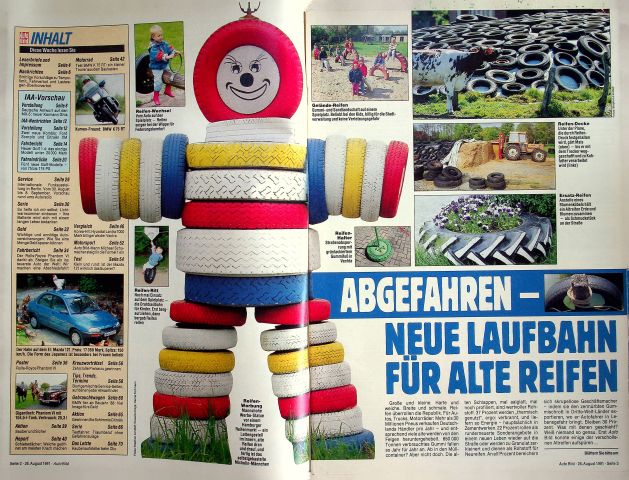 Inhaltsverzeichnis Auto Bild 35/1991