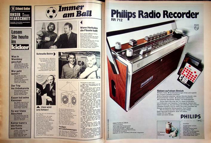 Inhaltsverzeichnis Kicker 36/1972