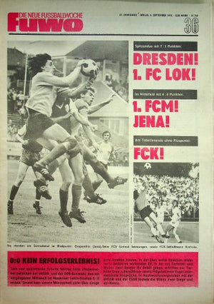 Fuwo Fussballwoche 36/1975