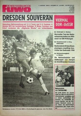 Fuwo Fussballwoche 36/1979