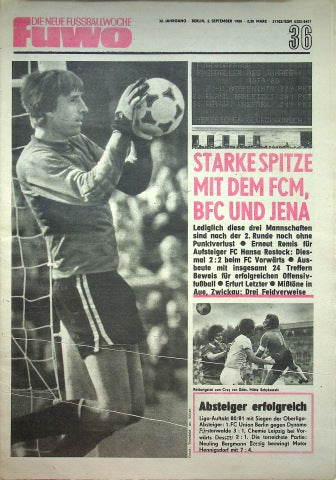 Fuwo Fussballwoche 36/1980
