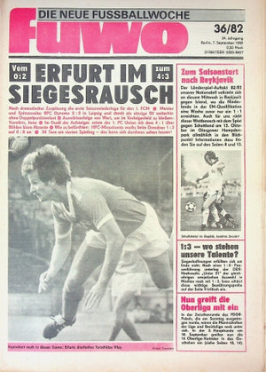 Fuwo Fussballwoche 36/1982