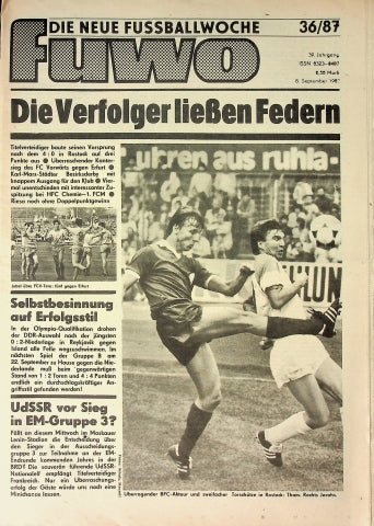 Fuwo Fussballwoche 36/1987