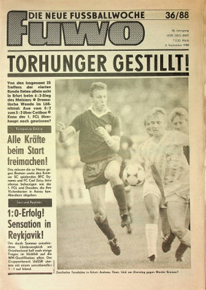 Fuwo Fussballwoche 36/1988