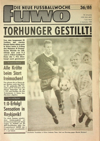 Fuwo Fussballwoche 36/1988