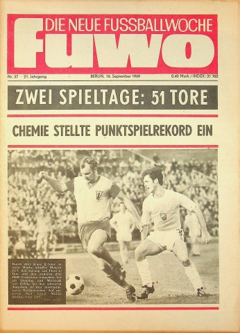 Fuwo Fussballwoche 37/1969