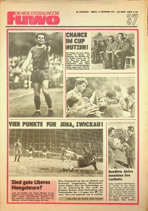 Fuwo Fussballwoche 37/1970