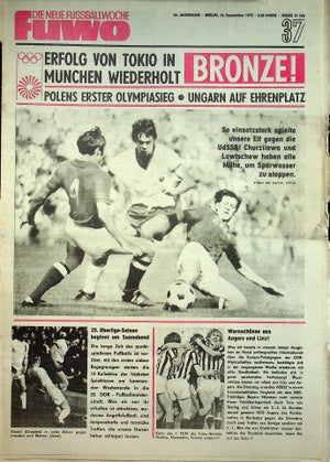 Fuwo Fussballwoche 37/1972
