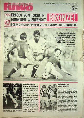 Fuwo Fussballwoche 37/1972