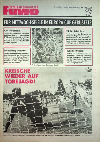Fuwo Fussballwoche 37/1975