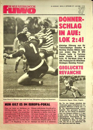 Fuwo Fussballwoche 37/1977