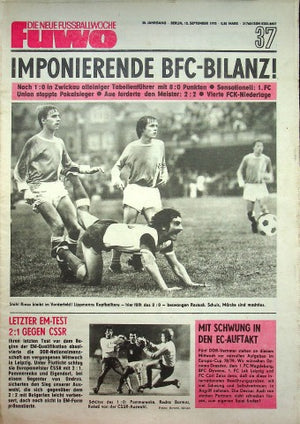 Fuwo Fussballwoche 37/1978
