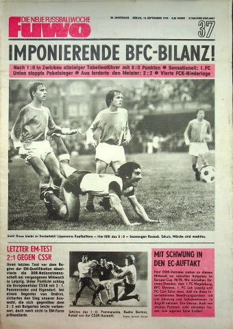 Fuwo Fussballwoche 37/1978