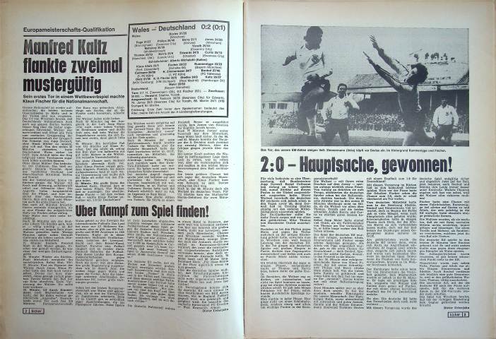 Inhaltsverzeichnis Kicker 37/1979