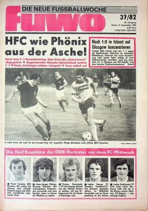 Fuwo Fussballwoche 37/1982