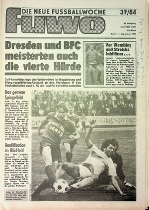 Fuwo Fussballwoche 37/1984