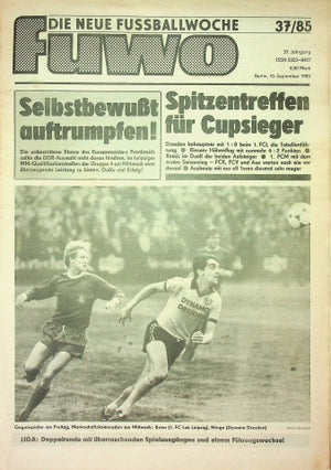 Fuwo Fussballwoche 37/1985